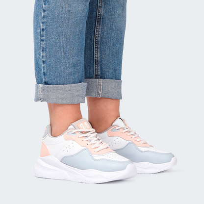 Lisboa | White, Light Blue, Pink