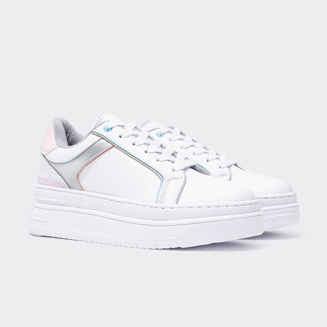 Atenas | White Pink Silver