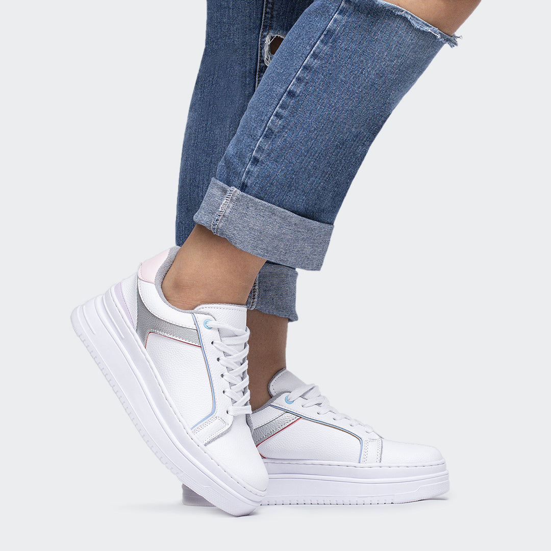 Atenas | White Pink Silver