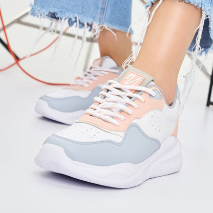 Lisboa | White, Light Blue, Pink