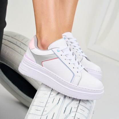 Atenas | White Pink Silver