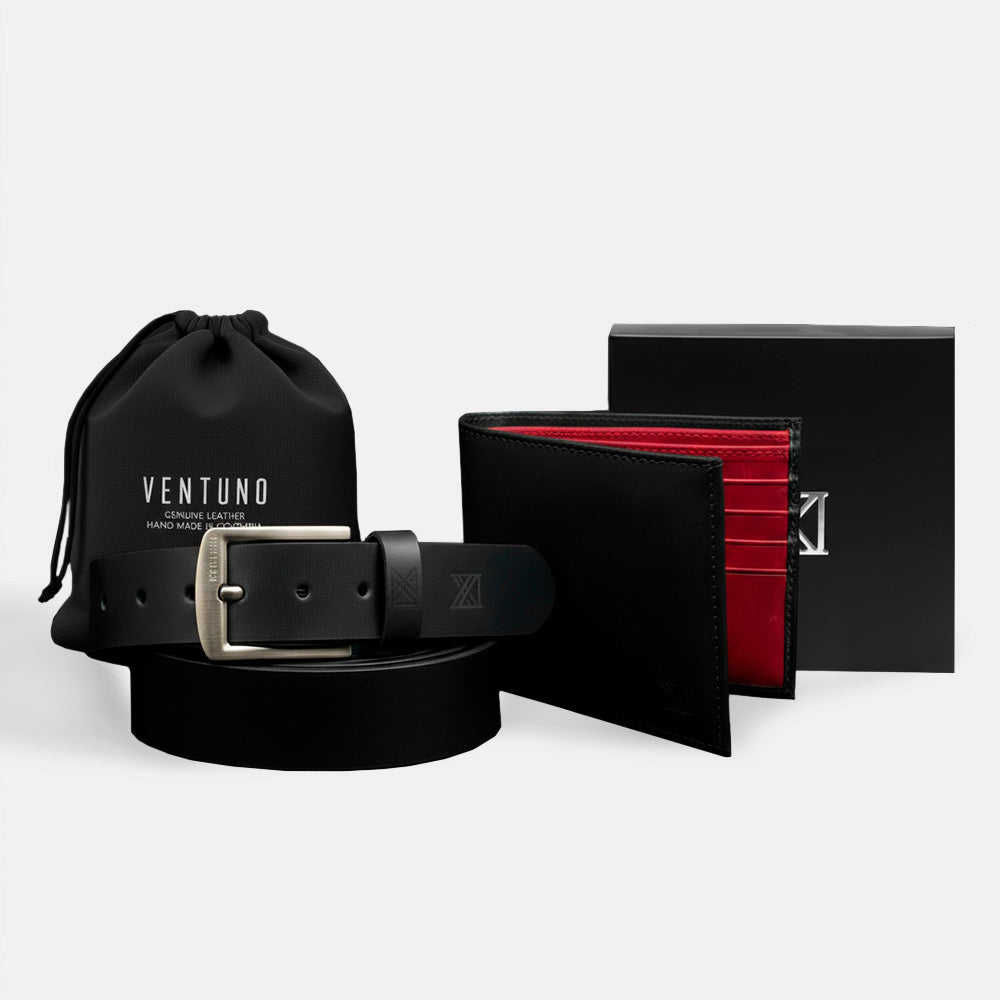 SET Cuero | Correa + Billetera